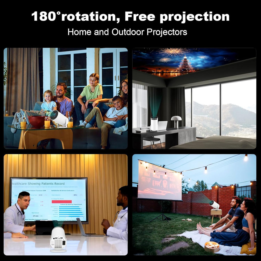 HY300 Pro Smart Mini Projector