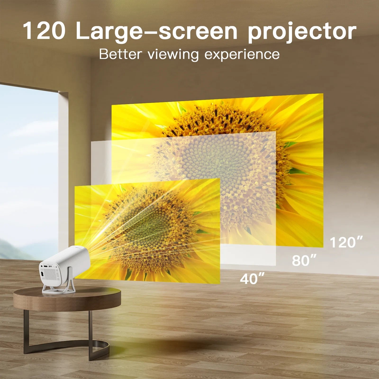 S40 HD Smart Portable Projector