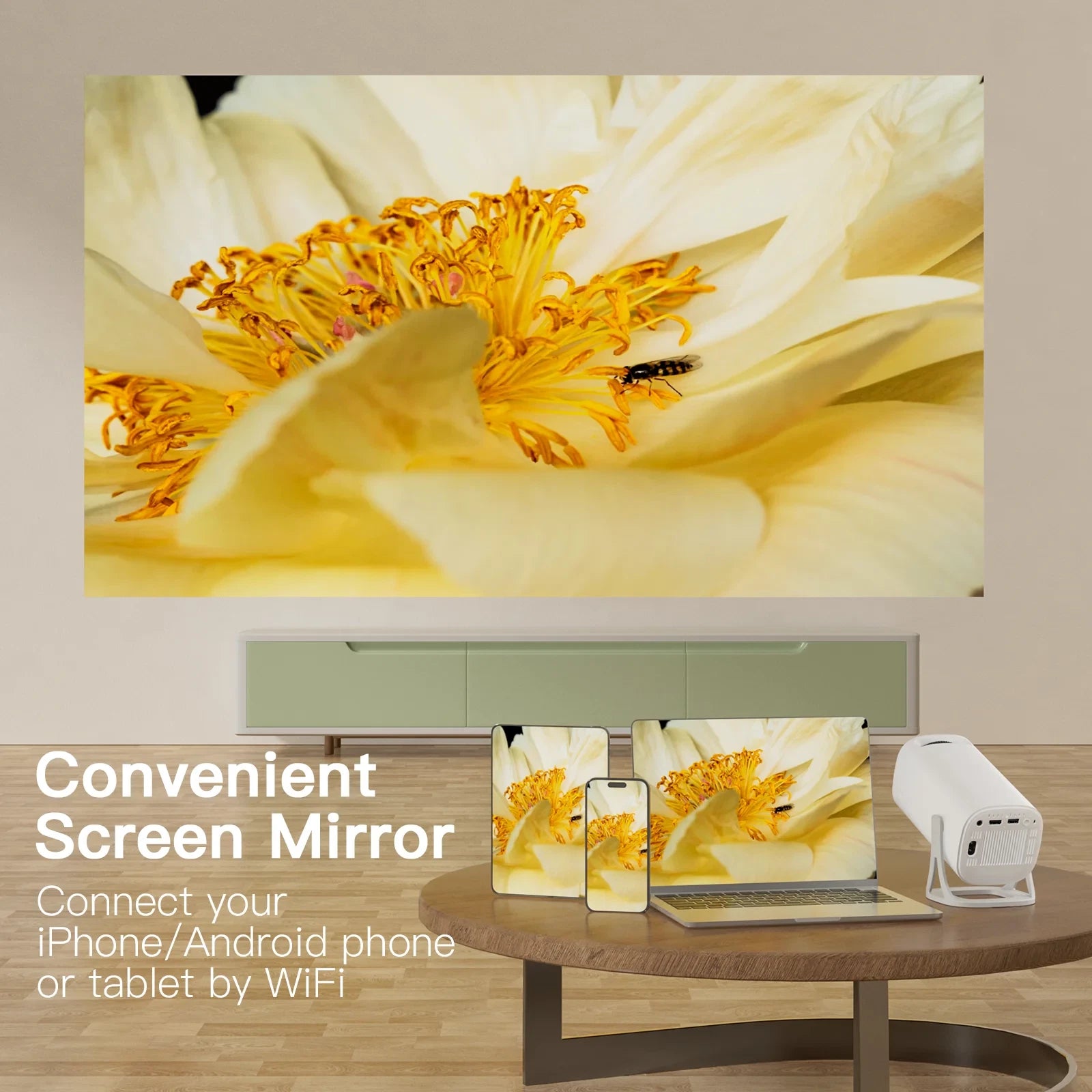 S40 HD Smart Portable Projector